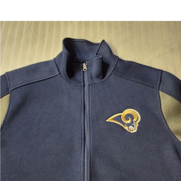 NWT NFL Mens Rams Zip-Up Jacket. Med - Picture 4 of 11